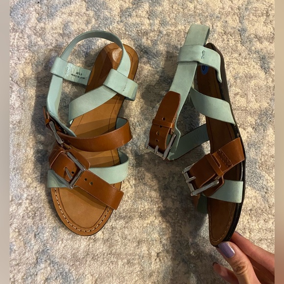 Size 6.5 Rebecca Minkoff Leather Sandals - Picture 3 of 10